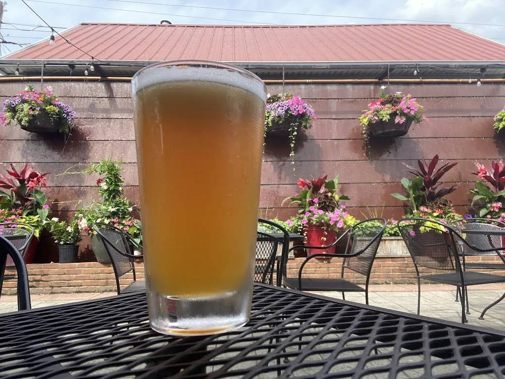 Beer on the Gorgeous Patio